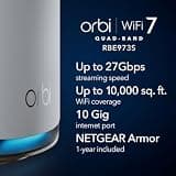 NETGEAR Orbi 970 Series Quad-Band BE27000 WiFi 7 Mesh System (RBE973S)