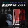 ELEGOO Saturn 3 MSLA 12K Monochrome LCD Desktop Resin 3D Printing Machine