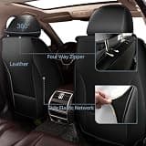 RAWAKORW Custom Fit All-Weather Faux Leather Full Seat Kit for Frontier