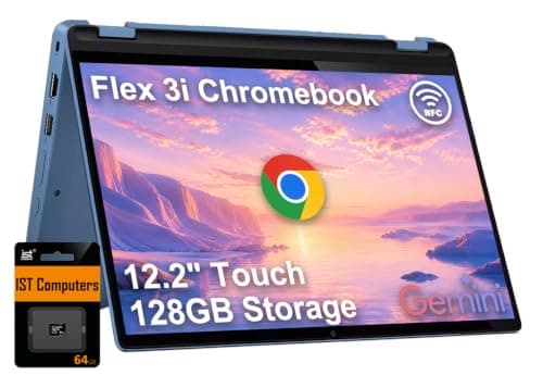 Lenovo IdeaPad Flex 3i Chromebook 12.2" WUXGA 2-in-1, Intel N100, 4GB RAM