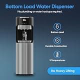 Brio Bottom-Loading Water Cooler Dispenser with Smart LED Empty Bottle Alert