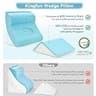 Kingfun 4-Piece Orthopedic Bed Wedge Pillow Set with Anti-Slip Design