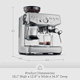Breville Barista Express Impress BES876BSS Espresso Machine with Auto Dosing