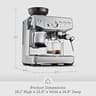 Breville Barista Express Impress BES876BSS Espresso Machine with Auto Dosing