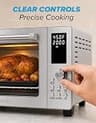 Nuwave Bravo 10-in-1 Air Fryer Toaster Smart Convection Oven 21-Quart