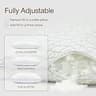 Coop Home Goods Original Adjustable Cross-Cut Memory Foam Pillow with Washable Cover