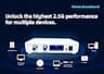Kiwee Broadband KB-M3-02 MoCA 2.5 Network Adapter Kit with Dual 2.5GbE Ports