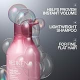 Redken Volume Injection Lightweight Shampoo for Fine and Flat Hair, 10.1 oz