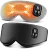 Anydance Cordless Heated Silk Eye Mask with Rechargeable Battery and Timer