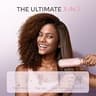 TYMO Ring Pink Edition Hair Straightener Brush Hot Comb