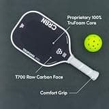 CRBN Pickleball TruFoam Genesis Solid Foam Core Paddle for Arm Comfort