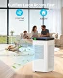 SIESEAN H13 True HEPA Floor-Standing Air Purifier for Extra Large Rooms