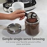 Hamilton Beach 2-Way Programmable 12-Cup and Single Serve Coffee Maker 49980RG