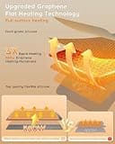 LBOLHZO Graphene Extra Large Silicone Food Warming Mat with 6 Settings (36 x 16)