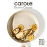 CAROTE 22-Piece Non-Toxic Ceramic Nonstick Pots and Pans Cookware Set