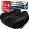5 STARS UNITED XX-Large 18x17-Inch Medium-Firm Memory Foam Executive Seat Cushion