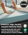 ViscoSoft Select High Density 3-Inch Gel Memory Foam Mattress Topper