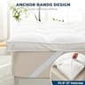 ROSE FEATHER Premium Goose Down & Feather Mattress Topper, Queen Size