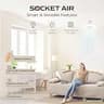 Bell+Howell SocketAir Wireless RGB Color-Changing Smart Fan Light
