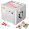 VEVOR 220W Commercial Ice Roll Maker Machine with 9.4x11 Square Pan and Defrost