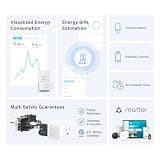 TP-Link Tapo P110M Matter Smart Plug Mini with Energy Monitoring (4-Pack)