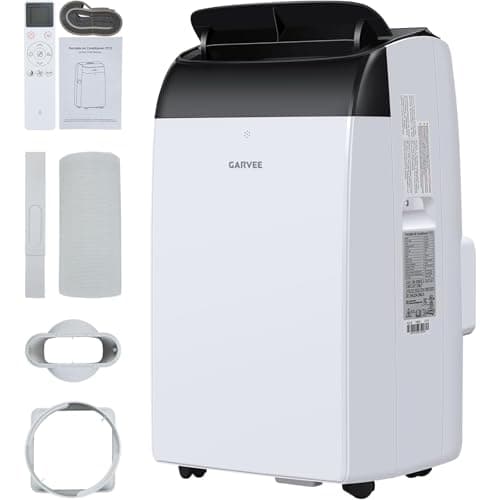 Garvee 14,000 BTU 3-in-1 Portable Air Conditioner with Follow Me Smart Remote