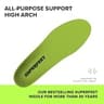 Superfeet Green High Arch Heavy-Duty Support Insoles for Maximum Stability