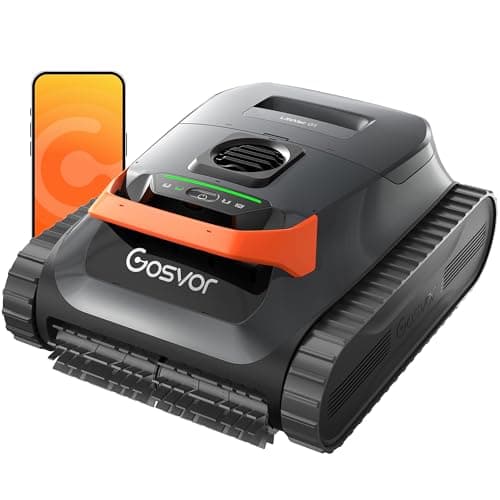 Gosvor LiteVac G1 Pool Vacuum Robot with Advanced Caterpillar Grip System