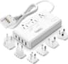 Ceptics SWadApt 2000W Travel Voltage Converter with Dual-Outlet Design