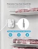 GoveeLife WiFi Refrigerator Thermometer 2-Pack Kit with Smart Hub Gateway