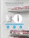 GoveeLife WiFi Refrigerator Thermometer 2-Pack Kit with Smart Hub Gateway