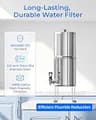 Waterdrop TK-FS Stainless Steel Countertop Gravity Water Filter System with Stand
