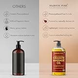 Majestic Pure Firming Body Massage Oil with Vegan Collagen & Roller Tool