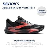 Brooks Adrenaline GTS 24 Weatherized Stability Running Shoe with DWR Coated Knit