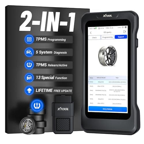 XTOOL TP380 TPMS Scanner and Bidirectional OBD2 Diagnostic Tool with Resets
