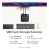 UGREEN Mac Mini M4 Dock & Stand with NVMe SSD Enclosure and 10Gbps USB-C Ports