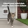 PetSafe Microchip Cat Door, 40-Pet Capacity with 4-Way Manual Locking