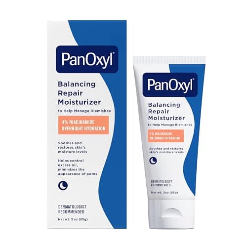 PanOxyl PM Balancing Repair Overnight Moisturizer with Niacinamide & Cica