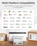 SVANTTO 4x6 Bluetooth Shipping Label Printer, High-Speed Inkless Technology