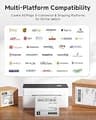 SVANTTO 4x6 Bluetooth Shipping Label Printer, High-Speed Inkless Technology