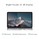 QAZIPO 12-Inch 2K Resolution IPS Touchscreen 2-in-1 Windows 11 Hybrid Laptop