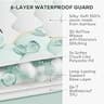 OhGeni 3D Honeycomb Weave 100% Waterproof Queen Size Mattress Protector