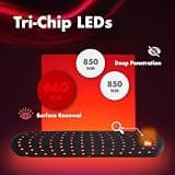 ALLOLO 16.7" x 7.9" Red Light Therapy Belt with Remote and 3-in-1 LEDs