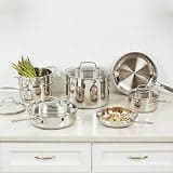 Cuisinart Chef’s Classic 11-Piece Stainless Steel Kitchen Cookware Set
