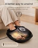 RENPHO Foot Massager Machine with Heat and Cordless Control for Plantar