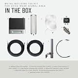 weBoost Metal Building I00 Omni/Dome 5G & 4G LTE Cell Phone Signal Booster Kit