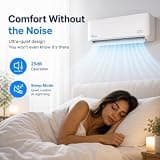 Senville LETO Series 9,000 BTU Pre-Charged Mini Split Air Conditioner Heat Pump
