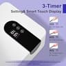 JODSONE Portable Rechargeable 2600mAh UV LED Nail Lamp for Mobile Artists