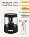 ZMOL Rechargeable Electric Pencil Sharpener for Kids with 3 Adjustable Modes