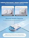HUTT Window Cleaning Robot with Round-Square Hybrid Technology and 6500Pa